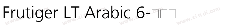 Frutiger LT Arabic 6字体转换 Frutiger LT Arabic 6字体转换